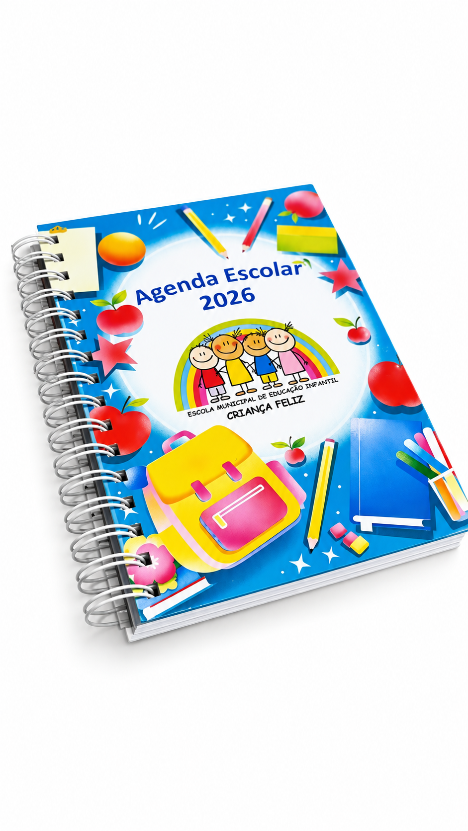 Agenda escolar personalizada Criança Feliz